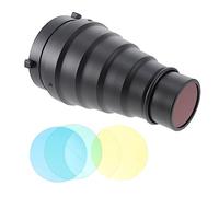 1 Ensemble Kit de Tube Professionnel avec Grille et Filtres de Lumière pour Flash Accessoires de Photographie