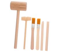 1 Ensemble Kit Outils Excavation pour Garçon Fille Comprenant Un Bois Un Ciseau Une Brosse Marteau Moyen pour Développer Créativité et Curiosité