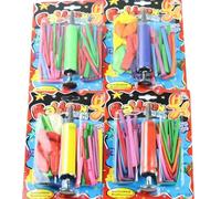 1 Ensemble Long/Rond Ballon Magique modélisation Bricolage Ballons Gonflable air drôle Classique Enfants Jouets avec Pompe Nouveau Robuste et Pratique