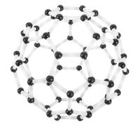 1 Ensemble Modèle moléculaire du Carbone Assemblage du modèle c60 modèle de Structure moléculaire en Plastique pour l'enseignement des Sciences kit de Structure moléculaire