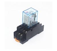 1 ensemble MY3 HH53P MY3NJ Micro Mini bobine relais de puissance 11pin 3NO 3NC lampe à LED 5A AC 110V 220V avec prise 12V 24V(AC24V)