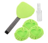 1 Ensemble Outils de nettoyage de pare-brise Nettoyeur de porte en verre de brosse de vitre de voiture kit de nettoyage de vitres essuie-glace de voiture fibre superfine