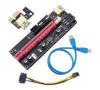 1 Ensemble Pcie Riser Card Alimentation et Câble USB Adaptateur pour GPU Extenseur de Signal Stable Compatible avec Plusieurs Cartes Graphiques