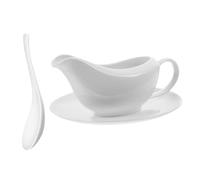 1 ensemble pot de miel pichet de sauce à steak crème fournitures polyvalentes tasse à café en céramique pichet en céramique sauce cafetière tasse à café blanche trémie en céramique fournitures d'artis
