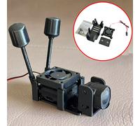 1 ensemble pour DJI O4 Pro, support de montage de transmission vidéo, support de caméra, avec ventilateur de refroidissement 5V/12V pour modèle de voiture RC/pièces de drone FPV black 1 base 12V Fan