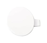 1 Ensemble pour Tesla pour modèle pour 3 2017-2019 | Couvercle de crochet de remorquage de pare-chocs avant 108417300E 1084173-00-E(White Driver Side)