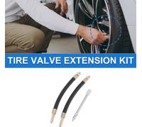 1 Ensemble Prolongateur De Valve De Pneu En Cuivre À 180 Degrés Tige De Valve Flexible En Plastique 180mm Prolongateur De Valve De Pneu Pour Voiture Moto Camping-Car Camion Vélo