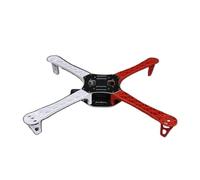 1 Ensemble Q450 F450 Nylon Fiber Multi-Rotor Air Frame FlameWheel KIT Compatible avec KK MK MWC 4 Axes RC Multicopter Quadcopter UFO Heli(2white and 2red)