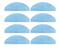 1 ensemble rouleau principal Spin bord côté brosse sac à poussière Hepa filtre vadrouille chiffons chiffon pièce de rechange accessoire remplacement for Lydsto G2(8 Mop Cloths)