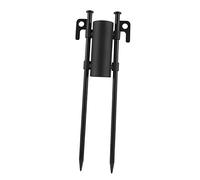 1 Ensemble Support de Poteau Camping Renforcé Kit de Fixation Piquets de Accessoire Pratique pour Auvents Parasols Extérieur
