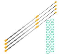 1 ensemble tige de pulvérisateur télescopique en acier inoxydable | Rallonge extensible compatible avec la plupart des pulvérisateurs électriques, et démontage faciles, pièces en caoutchouc