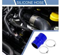 1 Ensemble Tuyau En Silicone Bleu De Voiture De 54Mm/2.13" À 63Mm/2.48" De Longueur 102Mm/4.02" Avec Colliers Tuyau De Raccord De Tuyau De refroidisement Universel