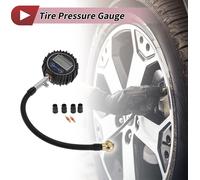 1 Ensemble Universel De Jauge De Pression Des Pneus De Voiture Numérique Avec Valve De Pneu Core 3-200Psi Mètre De Pression D'Air Numérique Pour Voitures