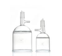 1 entonnoir filtrant en verre 24# avec plaque filtrante à trou en verre, outils de laboratoire scientifique 35 ml/60 ml/100 ml/150 ml/250 ml/500 ml/1000 ml(60ml)