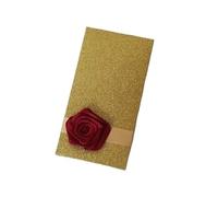 1 enveloppe rouge « Joyeux anniversaire avec créativité », for mariage, paquet sans mots Pour les mariages ou autres événements(Color B)