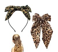 1 Épingle À Cheveux Imprimé Léopard Et 1 Bandeau À Nœud, Accessoires Pour Cheveux Personnalisés Mode, Accessoires Pour Cheveux Rétro, Accessoires Pour Cheveux Pour Femmes,