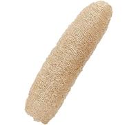 1 éponge de douche en luffa, exfoliante naturelle pour le corps, pour le soin du dos, le spa et le nettoyage de la cuisine (B : 22-35 cm)