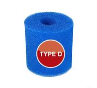 1 éponge filtrante, adaptée pour filtre de piscine en mousse de type I/II/VI/D, éponge de filtre de piscine réutilisable, filtre de piscine en mousse hautement élastique pour le nettoyage de piscine