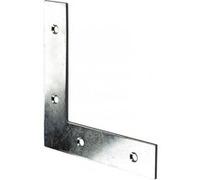 1 équerre d'assemblage plate acier zingué HETTICH, l.100 mm Zingué G