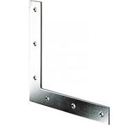 1 équerre d'assemblage plate acier zingué HETTICH, l.140 mm Zingué G