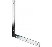 1 équerre d'assemblage plate acier zingué HETTICH, l.220 mm Zingué G