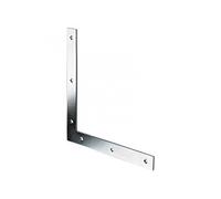 Équerre d'assemblage plate en acier zingué HETTICH - L.190 mm