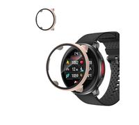 1 étui toergy compatible avec Polar Vantage V3/Polar Vantage M3 - Design intégré pour une protection ultime de la montre intelligente, PC + film trempé d'écran, protection contre les rayures, rose