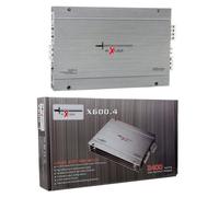 1 EXCALIBUR X600.4 Amplificateur 4 canaux 2400 watts max 4 x 60 watts rms avec bass booste pour couvercle coffre voiture, 1 pièce