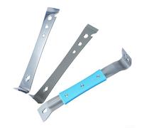 1 extracteur de clou de biche en acier inoxydable avec poignée en caoutchouc pour soulever les tâches de traction et le travail du bois (B)