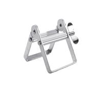 1 extracteur de dentifrice en métal d'acier inoxydable, multifonctionnel, peut presser le dentifrice, le nettoyant pour le visage, la teinture des cheveux, la lotion, etc., tube de dentifrice en métal