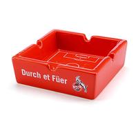 1. FC Köln Cendrier "Par et Füer" 10,5 x 10,5 x 3,5 cm