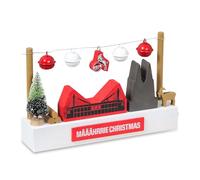 1. FC Köln Paysage décoratif en bois « Mäährrie Christmas »