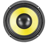 Fenton WK16 - Haut-Parleur Grave 6,5", Puissance 250 Watts, Bobine Ventilée Résistante à la Chaleur, Suspension Caoutchouc, Membrane en Fibre Synthétique Résistante