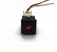 1 feu de jour LED rouge pour voiture, avec radar, marche/arrêt, bouton de commutation pour rétroviseur, compatible avec VW Golf 6, Jetta 5 MK5, Scirocco(Music)