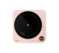 1 Feu Portable 2000W 8 Niveaux de Puissance Verrouillage Enfant Minuterie Rose