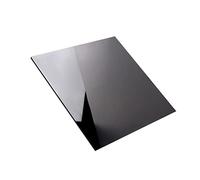 1 feuille acrylique noire, remplacement de feuille acrylique coulée noire, for projets d'affichage DIY, cadre photo, artisanat, peinture(20x20cmx2mm)