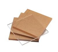 1 feuille acrylique transparente - Panneau en plastique PMMA flexible for l'artisanat, la signalisation et les présentoirs - Personnalisable et durable(1mmx210mmx297mm)