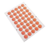 1 Feuille Autocollants de Temporaire de Basketball de Éphémères pour Festivals Événements Sportifs et Cosplay
