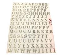 1 feuille d'autocollants de 4 mm et 9 mm - Lettres de l'alphabet et chiffres - Pour loisirs créatifs, journal intime, scrapbooking, cadeaux