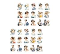 1 feuille d'autocollants pour manuel, scrapbooking, décoration pour bagages, verre, agendas, carnet de notes, décoration pour scrapbooking