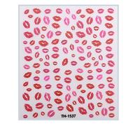 1 feuille d'autocollants pour ongles avec motifs de dessins animés et colorés pour diverses occasions et festivals