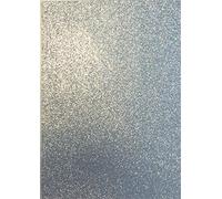 1 feuille de caoutchouc mousse pailletée EVA (argent)