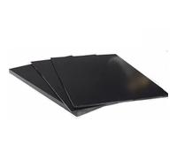 1 feuille de fibre de verre époxy G10 FR4 - Plaque de gabarit en fibre de verre noire for usage électrique et mécanique(235MM x 235MM 2mm)