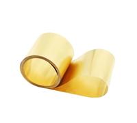 1 feuille de laiton H62 - Cale d'épaisseur 1 m, épaisseur 0,01-0,6 mm, largeur 10-300 mm - Bande de laiton for la fabrication(0.4x25mmx1m)