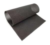 1 feuille de mousse filtrante for aquarium - Tampon éponge bio noir for aquarium, étang et filtre à poussière d'ordinateur - Personnalisable et réutilisable(20PPI : 3mm Thick)