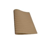 1 feuille de semelles chaussures en caoutchouc, remplaçables, extérieures antidérapantes, intérieures, patch réparation semelle complète, coussinets(Beige,S)