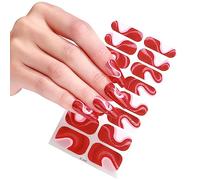 1 Feuille Enveloppe Complète Décalcomanies Ongles Bandes Polonaises Autocollants Paillettes Adhésive Autocollant Pour Les Femmes Glitter Glitter Enveloppe Autocollants Polonais Pour Femmes