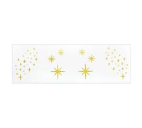 1 Feuille Gold Metallic Face Eye Makeup Stickers Pour Les Femmes Et Les Filles Adaptées Festivals Mariages Fêtes Célébrations Cosplay
