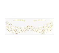 1 Feuille Metallic Butterfly Rose Face Tattooing For Women And Girls Cosplass Princess Halloween Christmas Party Makeup Bride Bachelorette Tattooing