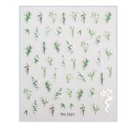 1 feuille/paquet d'autocollants d'art chinois du Nouvel An pour femmes filles manucure décoration ongles décalcomanies festival designs